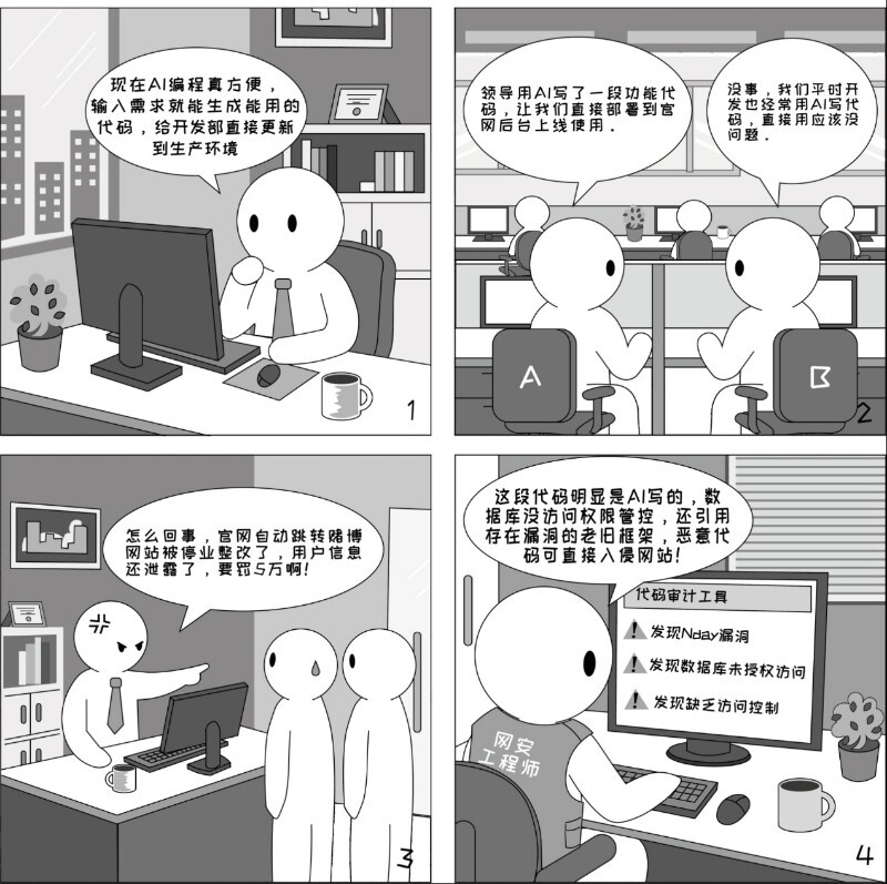 AI陷阱大揭秘🔎丨照搬AI代码安全吗？你以为的以为并不是你以为的以为